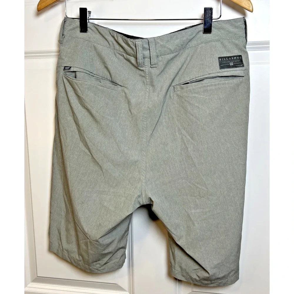 Billabong Platinum X Hybrid Shorts 30 Gray Stretch Surf Walkshort